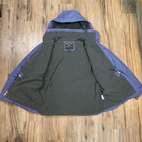Pacific‎ Trail London Fog Fleece Lined Jacket Hooded Parka Coat Blue Size Large - Picture 5 of 13